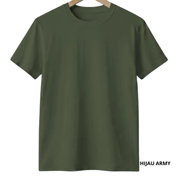 Kaos Polos Pria Wanita Cotton Combed Premium Lengan Pendek Premium Kaos Pria Baju Kaos Pria