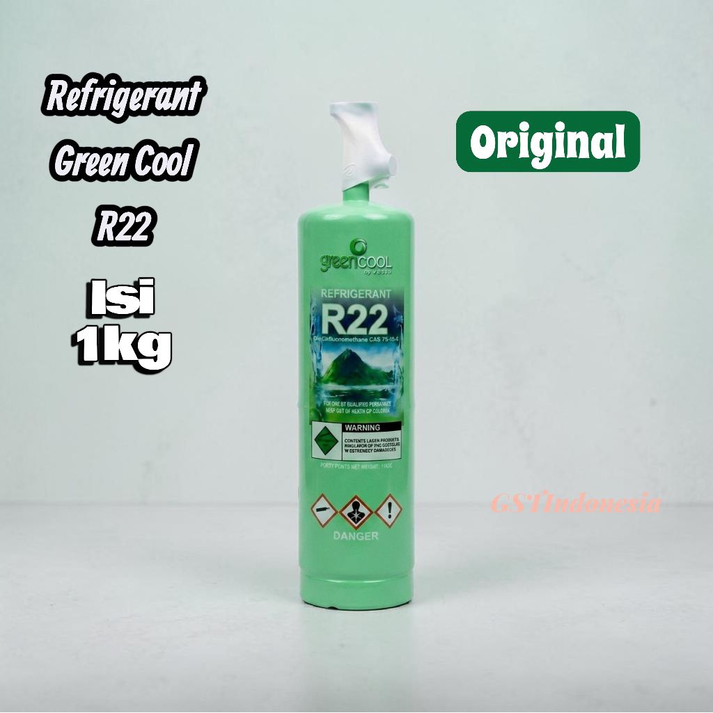 Jual Refrigerant R22 Green Cool by Vesto 550g - Freon AC Tabung Kecil ...