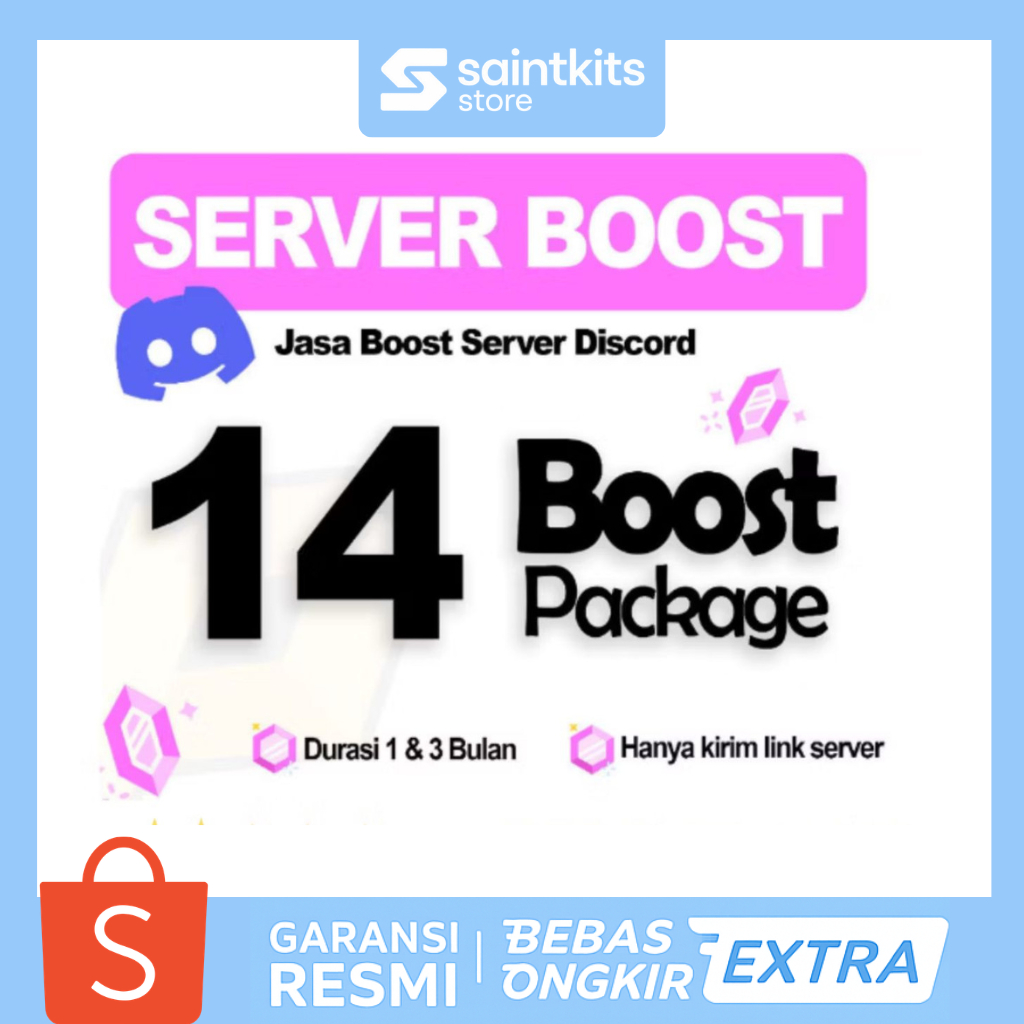 Jual Discord Boost Terlengkap & Harga Terbaru Juli 2026 | Shopee Indonesia