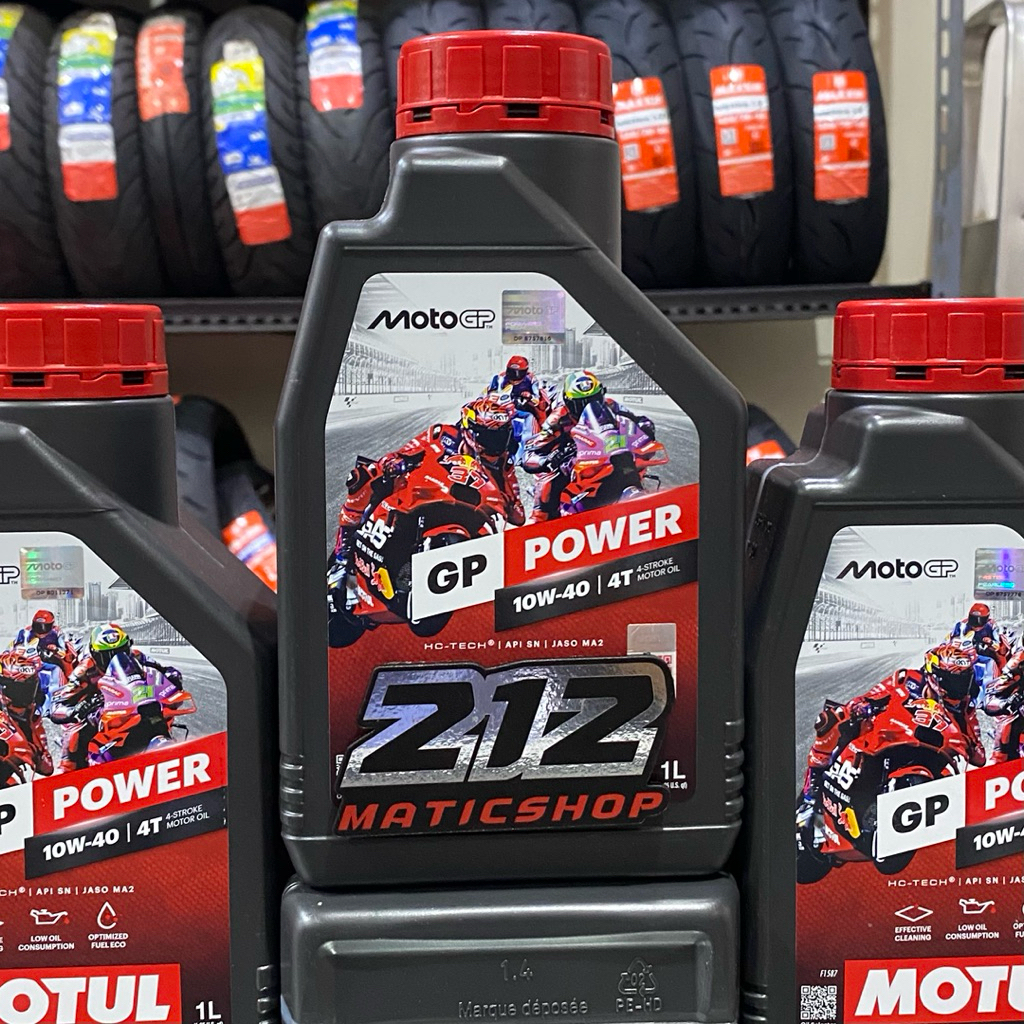 Jual Oli Motor Motul GP Power 10W-40 1L Vixion R15 Sonic CBR CB Ninja ...