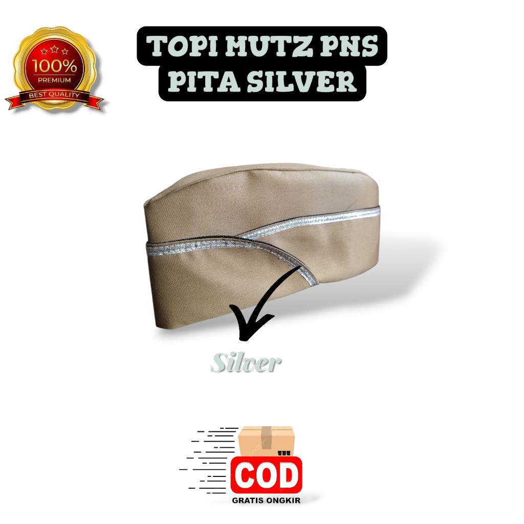 Jual Topi MUTZ PNS Modern | Topi ASN Seragam Dinas | Nyaman, Elegan ...