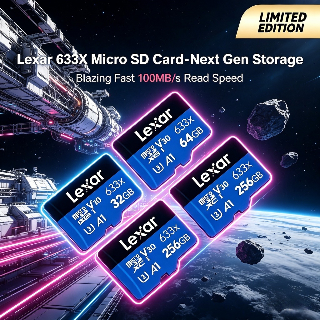 Jual Lexar Blue 633x Original CCTV Micro TF Memory Card Lexar Official ...