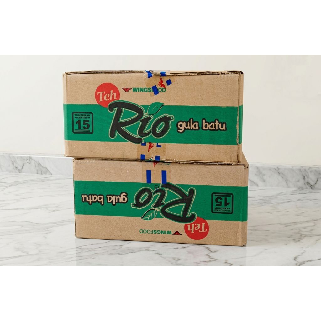 Jual Teh Rio Gula Batu 180ml 1 dus isi 24 pcs | Shopee Indonesia