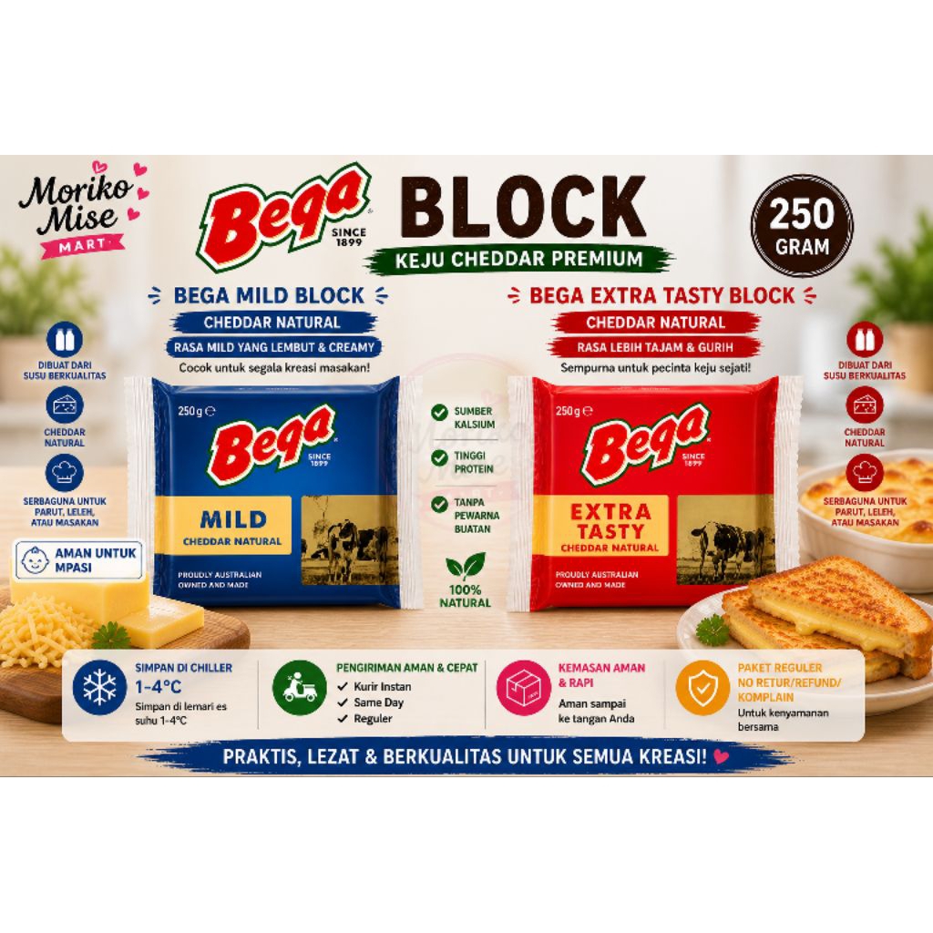 Jual Keju Bega Terlengkap & Harga Terbaru Juli 2026 | Shopee Indonesia