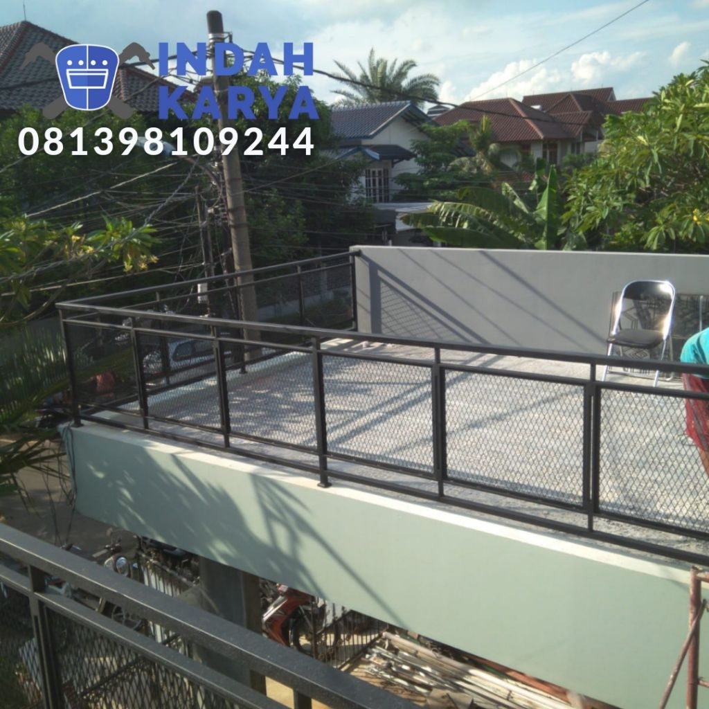 Jual railing tangga dan balkon mesh jaring expanded | Shopee Indonesia