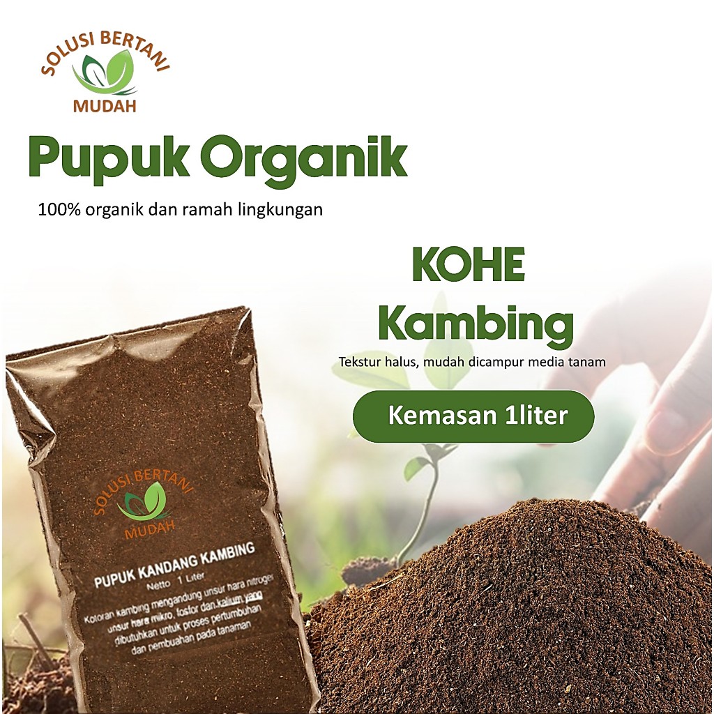 Media Tanam Organik Lengkap Sekam Bakar  Cocopeat  Pupuk Kohe Halus