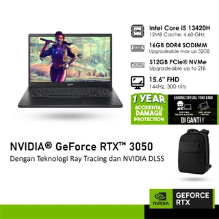 ACER ASPIRE 7 PRO GeForce RTX™ 3050 6GB - i5 13420H 16GB 512GB WINDOWS 11+OFFICE 15.6 FHD/A715-59G-516S/A715-59G-516G