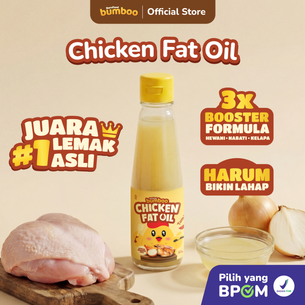 Jual Paket Mulai Makan | Bumboo Hap Hap Rice & Bumboo Fat Oil | 100% ...