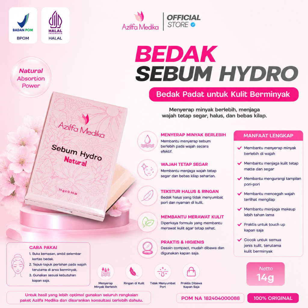 Jual Bedak Kulit Berminyak Tahan Terlengkap & Harga Terbaru Juli 2026 ...