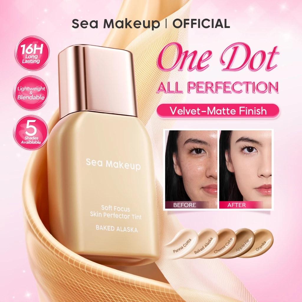 Pratinjau Sea Makeup Soft Focus Skin Tint Perfector – Tinted Cushion