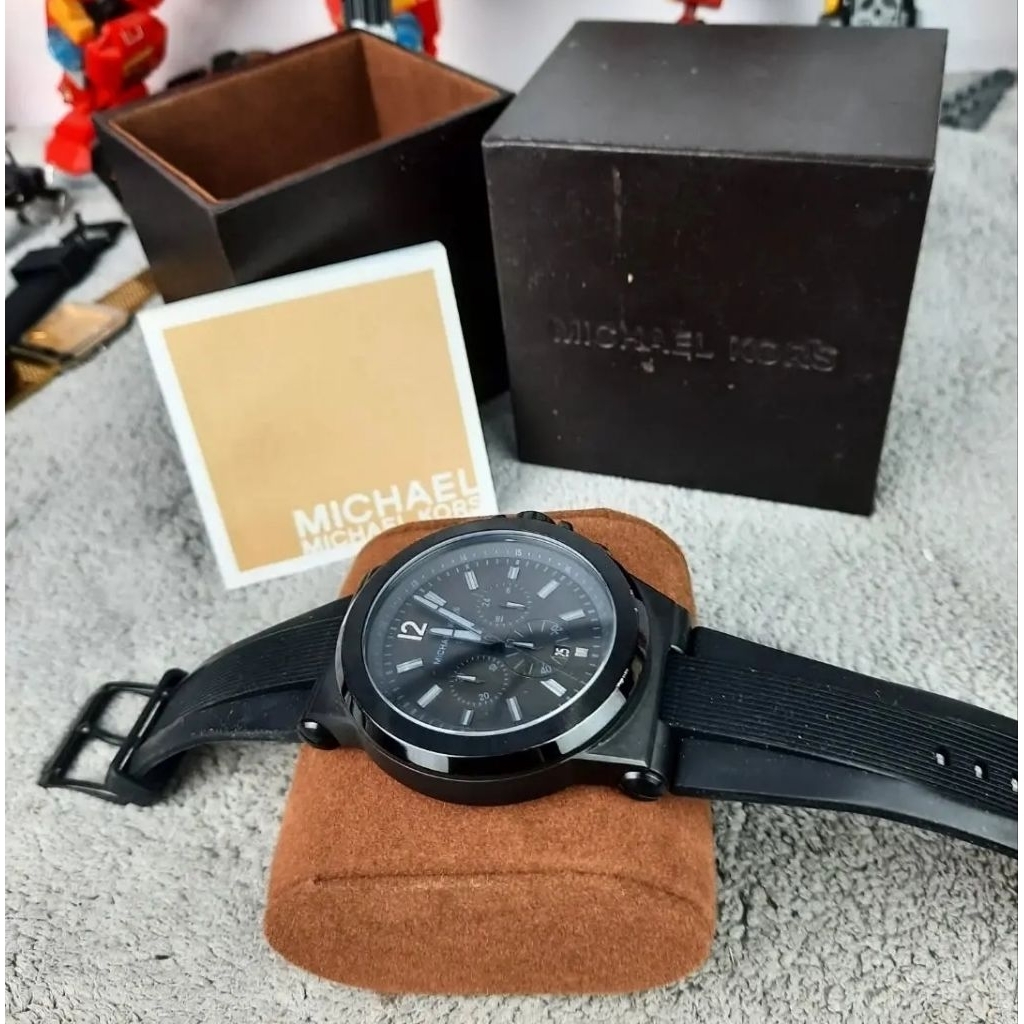 Jual Michael Kors MK8152 Dylan Black Original | Shopee Indonesia