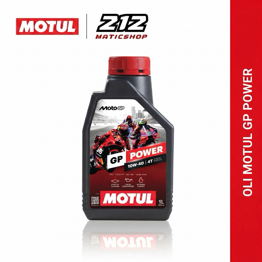 Jual Oli Motor Motul GP Power 10W-40 1L Vixion R15 Sonic CBR CB Ninja ...