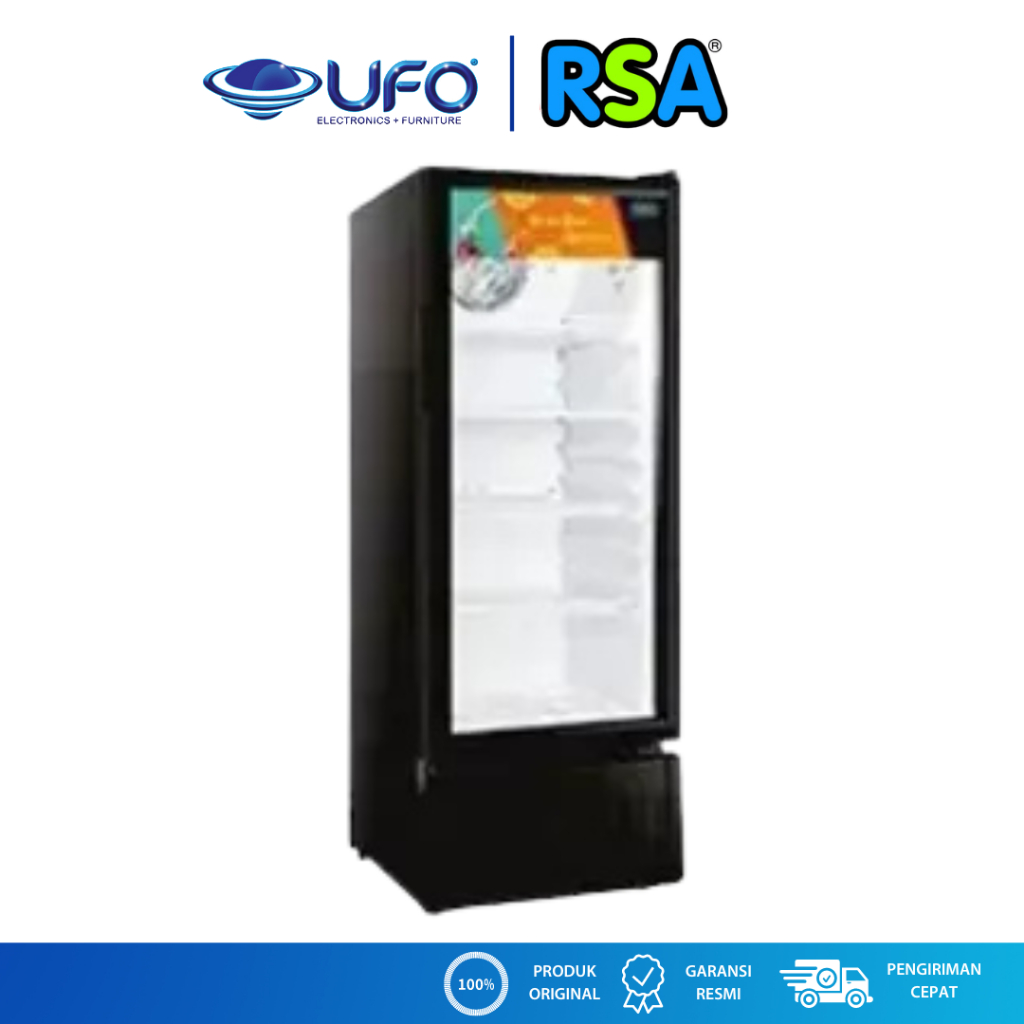 Jual RSA Showcase 1 Pintu 221 Liter Display Cooler | AGATE240R | Shopee ...