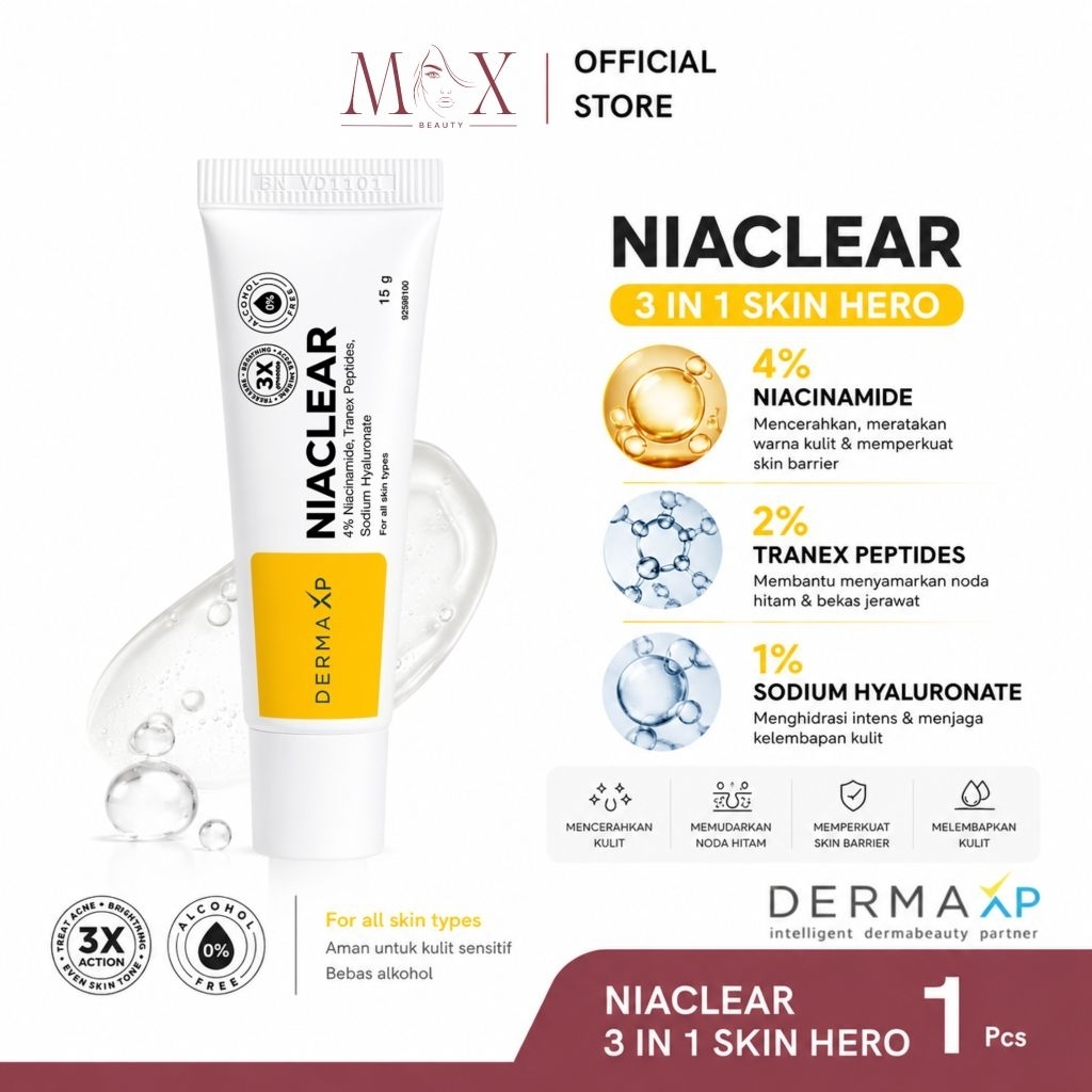 Jual DERMA XP - Niaclear Niacinamide 4% Tranex Peptides Sodium ...