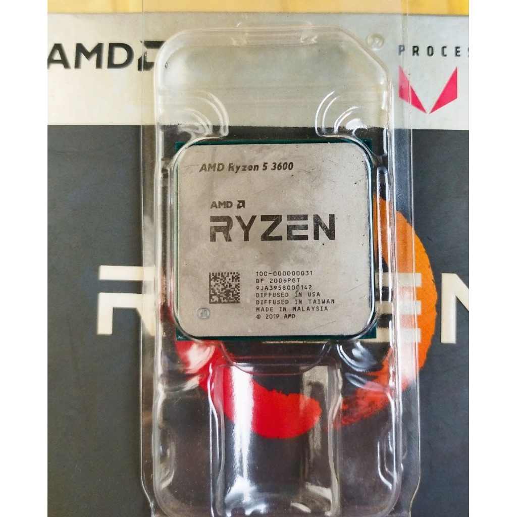 Jual CPU AMD AM4 RYZEN 5 3600 TRAY ( bonus box) | Shopee Indonesia