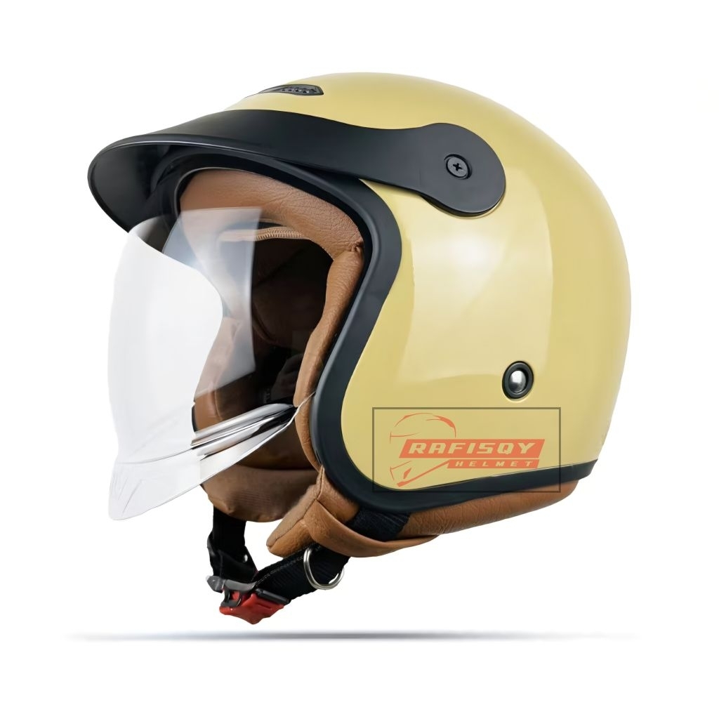 Jual Helm ALV NEMO original terbaru | half face helmet retro style pria ...