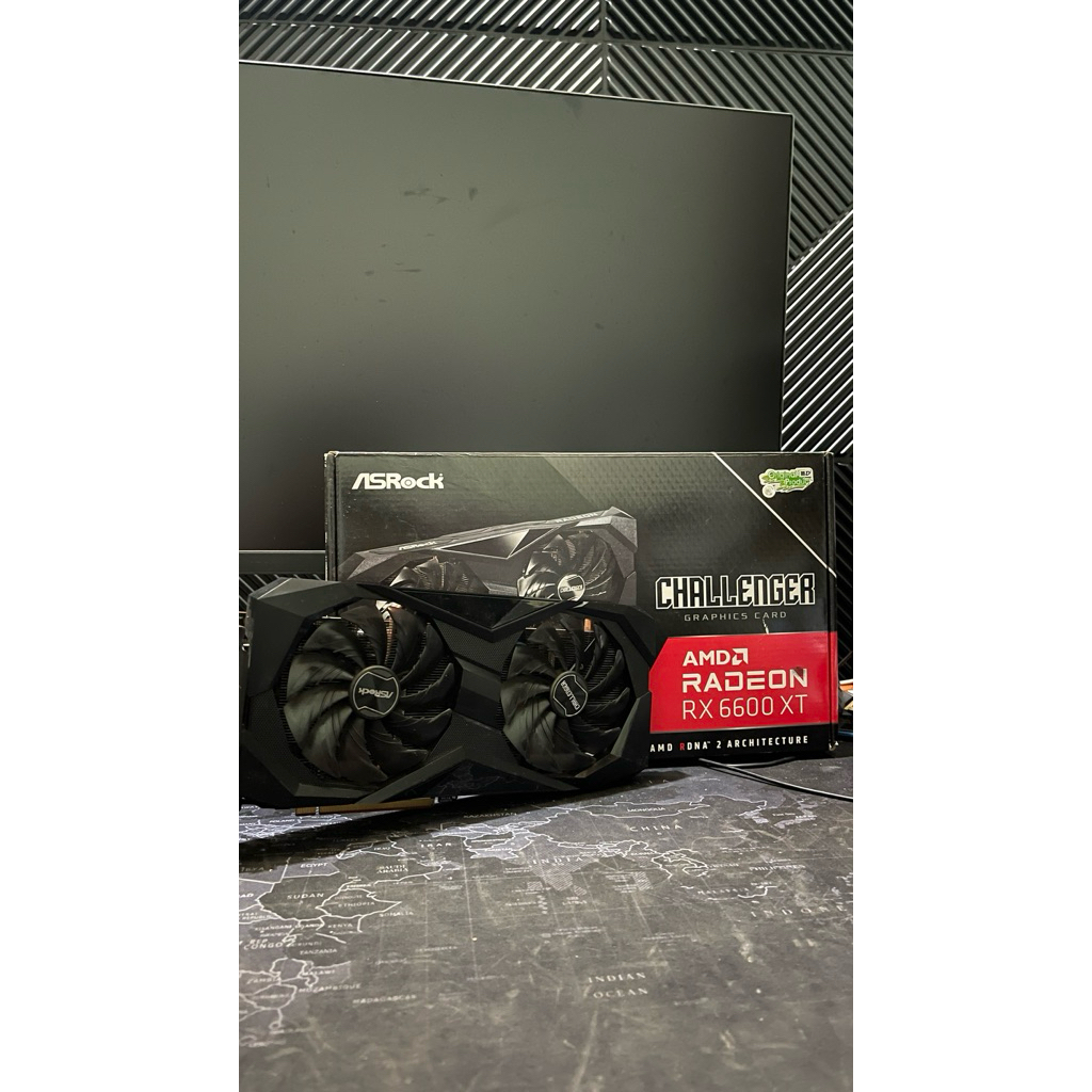 Jual RX 6600 XT 8GB Dual Fan Asrock Challenger Segel fullset | Shopee ...