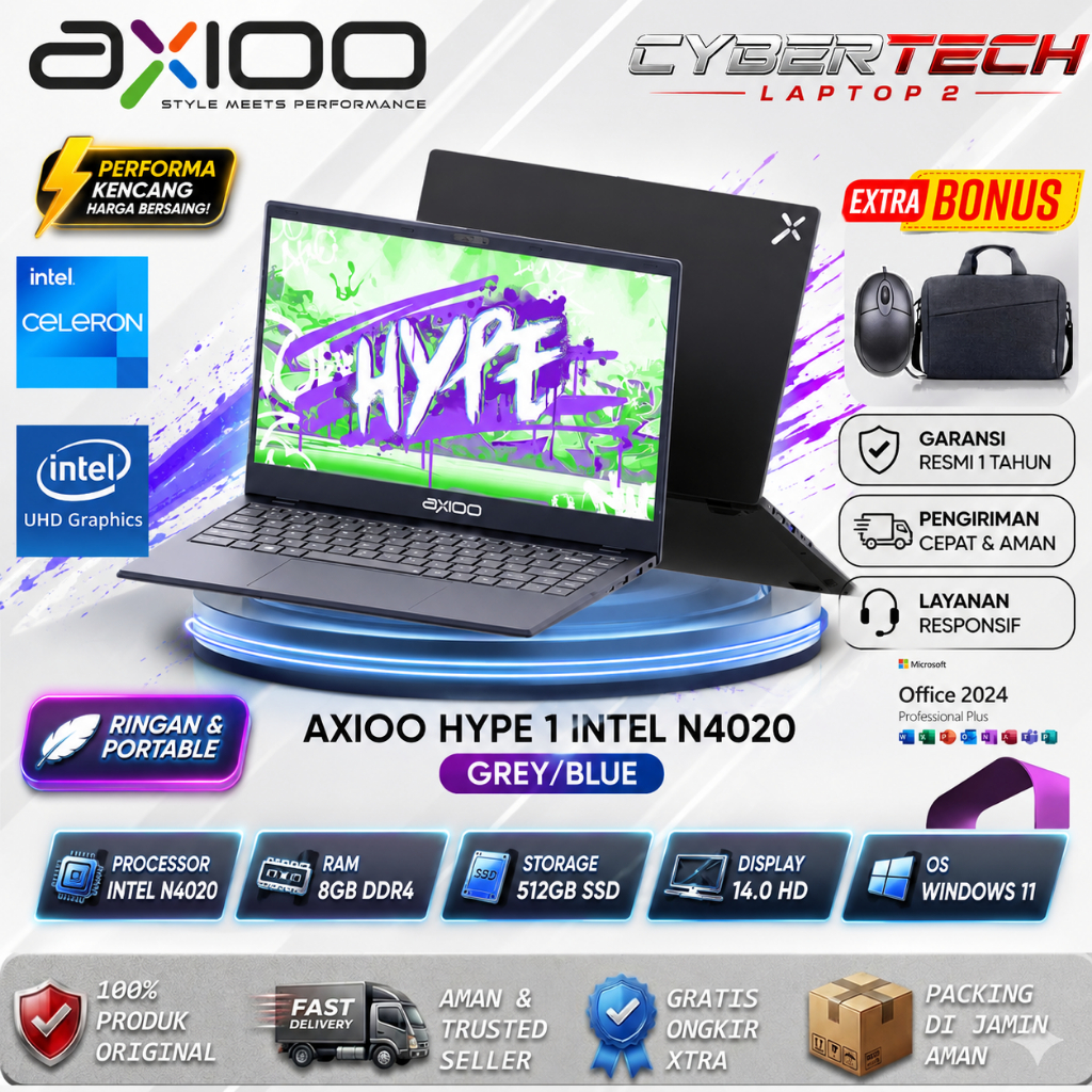 Jual Axioo Laptop Hype 1 Terlengkap & Harga Terbaru Juli 2026 | Shopee ...
