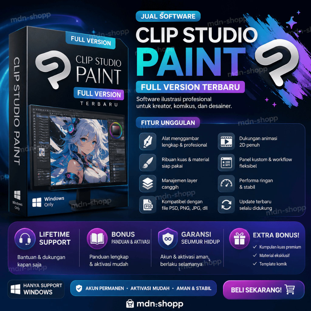 Jual Clip Studio Paint Terlengkap & Harga Terbaru Juli 2026 | Shopee ...