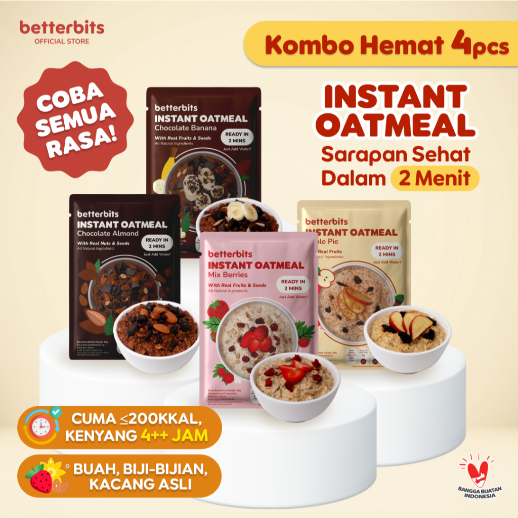 Jual Oatmeal Sachet Terlengkap & Harga Terbaru Juli 2026 | Shopee Indonesia