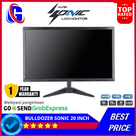 Jual MONITOR LED BULLDOZER SONIC 20 INCH | Shopee Indonesia