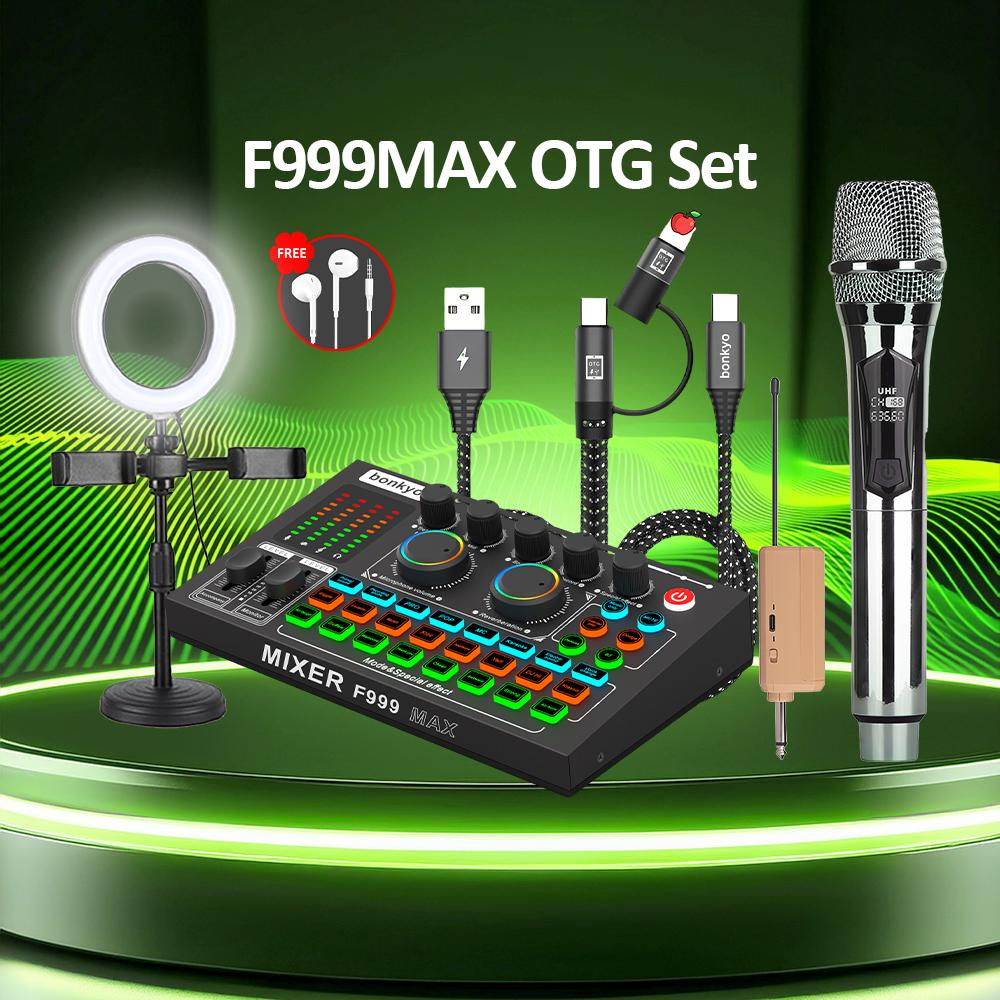 Jual Bonkyo F999MAX Full Set Live Broadcast Equipment Bluetooth