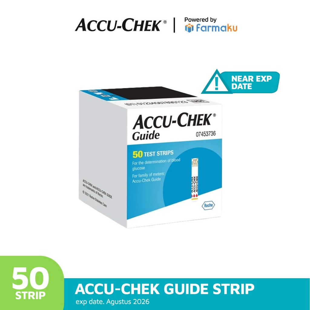 Jual Accu-Chek Guide 50 Test Strip - NED | Shopee Indonesia