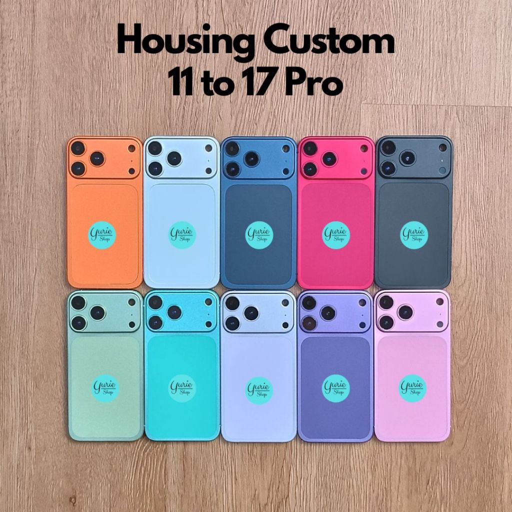 Jual Housing Casing Kesing Back Door Fullset 11 Custom To Model 17 Pro ...