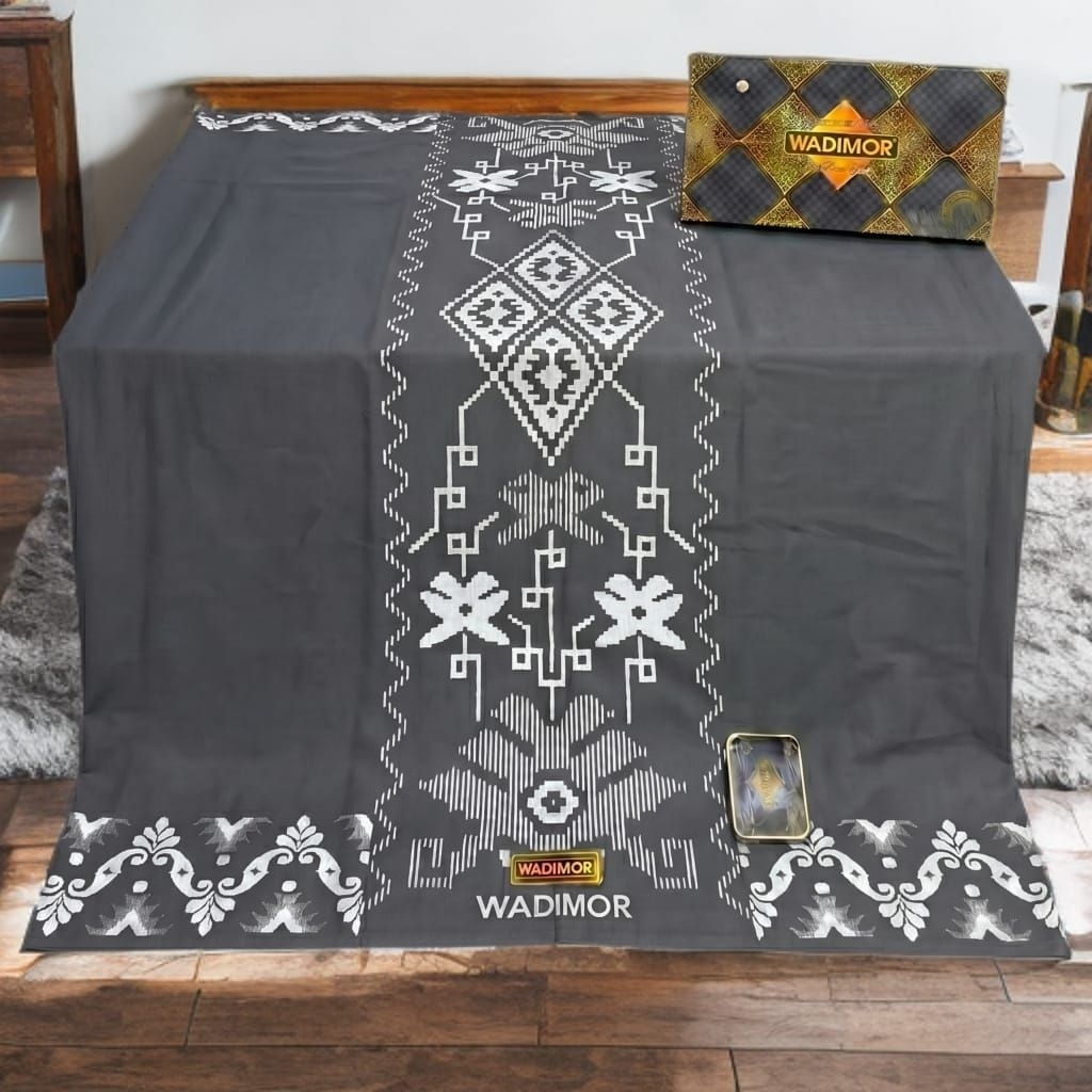 Wadimor Sarung Wadimor Dewasa Hitam Polos Asli Original Hitam Kembang