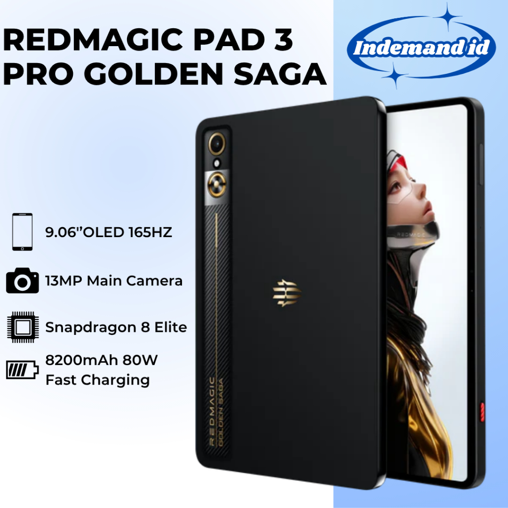 Jual RedMagic Pad 3 Pro Golden Saga 9.06'' OLED 165HZ 24GB 1TB ...