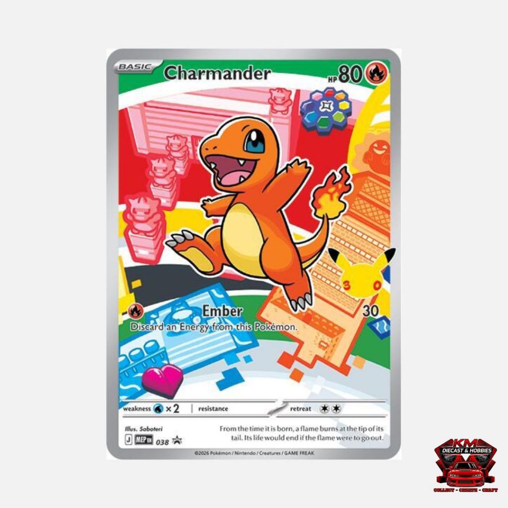 Jual CHARMANDER POKEMON FIRST PARTNER ILLUSTRATION COLLECTION (SERIES 1 ...