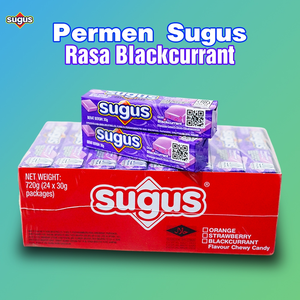 Jual Permen Sugus Rasa Blackcurrant 30 Gram - Tekstur Lembut, Rasa Buah ...