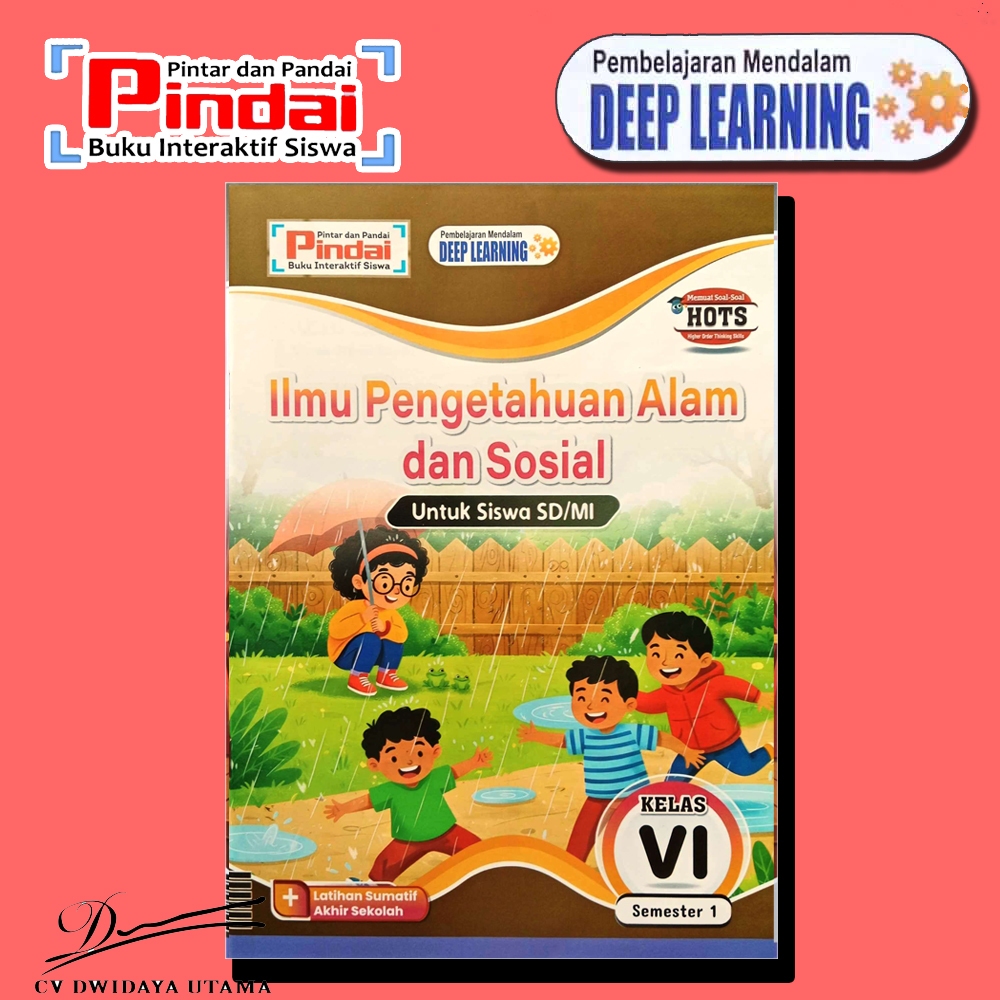 Jual LKS PINDAI SD/MI KELAS 6 -Kurikulum Merdeka (2026-2027) CV. ARYA ...