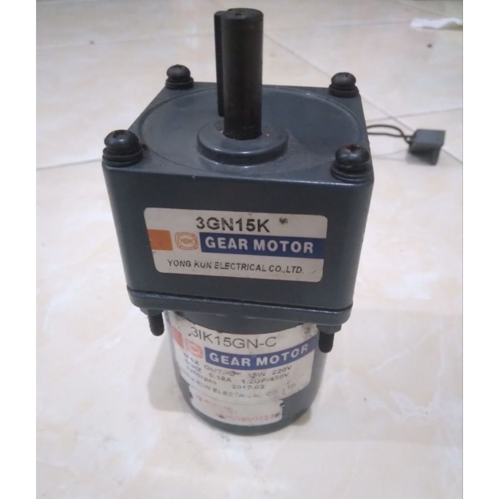 Ac Motor Gearbox 220V Ratio 1:15 15W 83Rpm