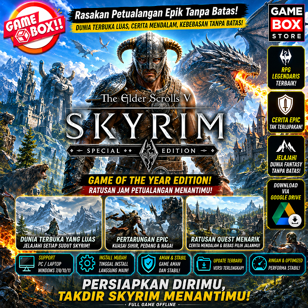 Jual THE ELDER SCROLLS V SKYRIM SPECIAL EDITION - PC LAPTOP GAMES ...