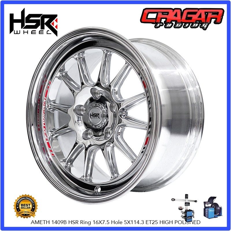 Jual Velg Mobil Hsr Ameth R16 Lubang 5 Untuk Innova Reborn Ertiga Xl7 ...