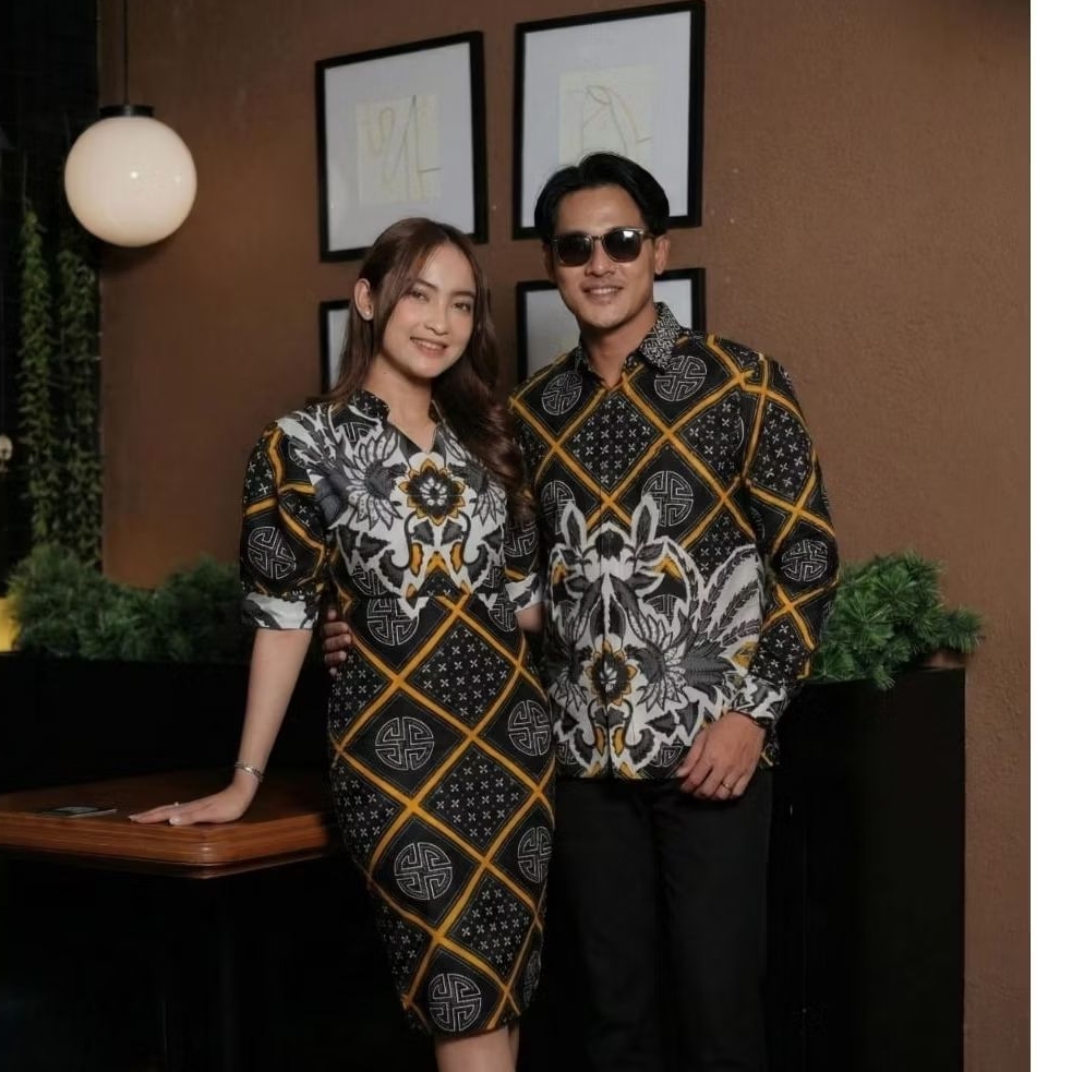 Batik Couple Motif Septiana Atasan Batik Modern