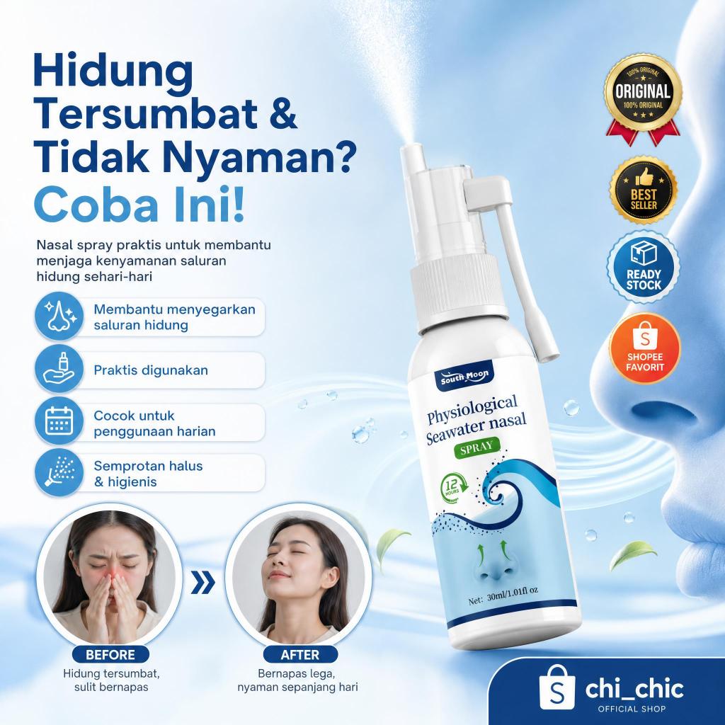 Jual Nasal Spray Sinusitis Obat Polip Hidung Paling Ampuh Semprotan ...