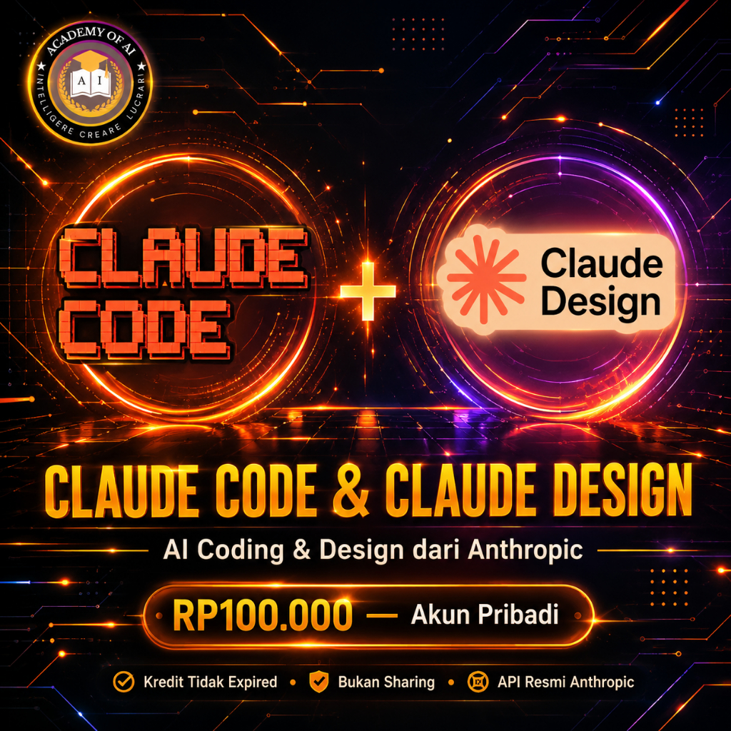 Jual Claude Code + Claude Design | Code Execution & Design Studio | via ...