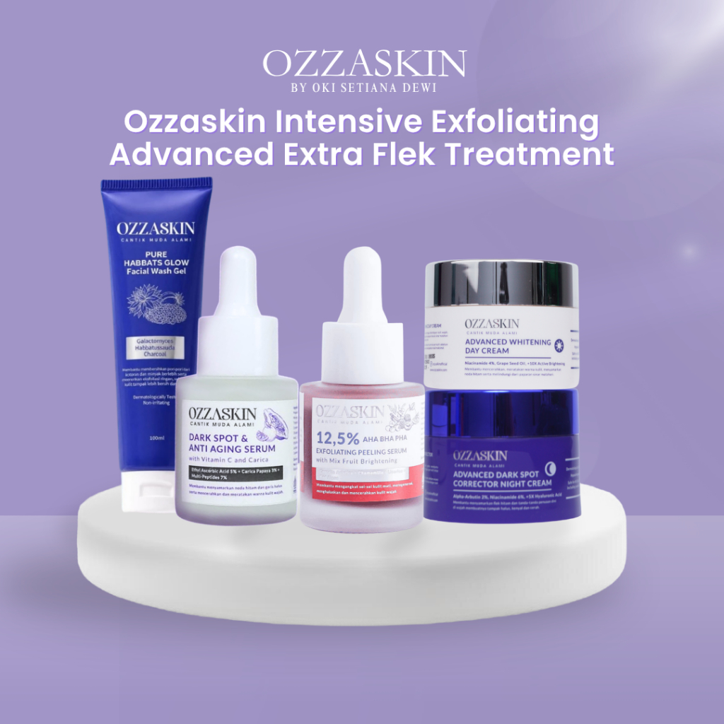 Jual Ozzaskin by Oki Setiana Dewi Exfoliating Serum & Extra Basic ...