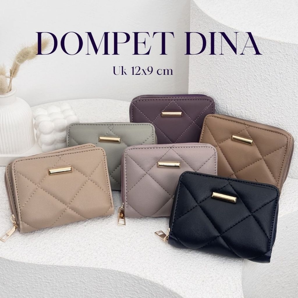 Jual Dompet Lipat DINA Dompet Wanita Simple | Shopee Indonesia