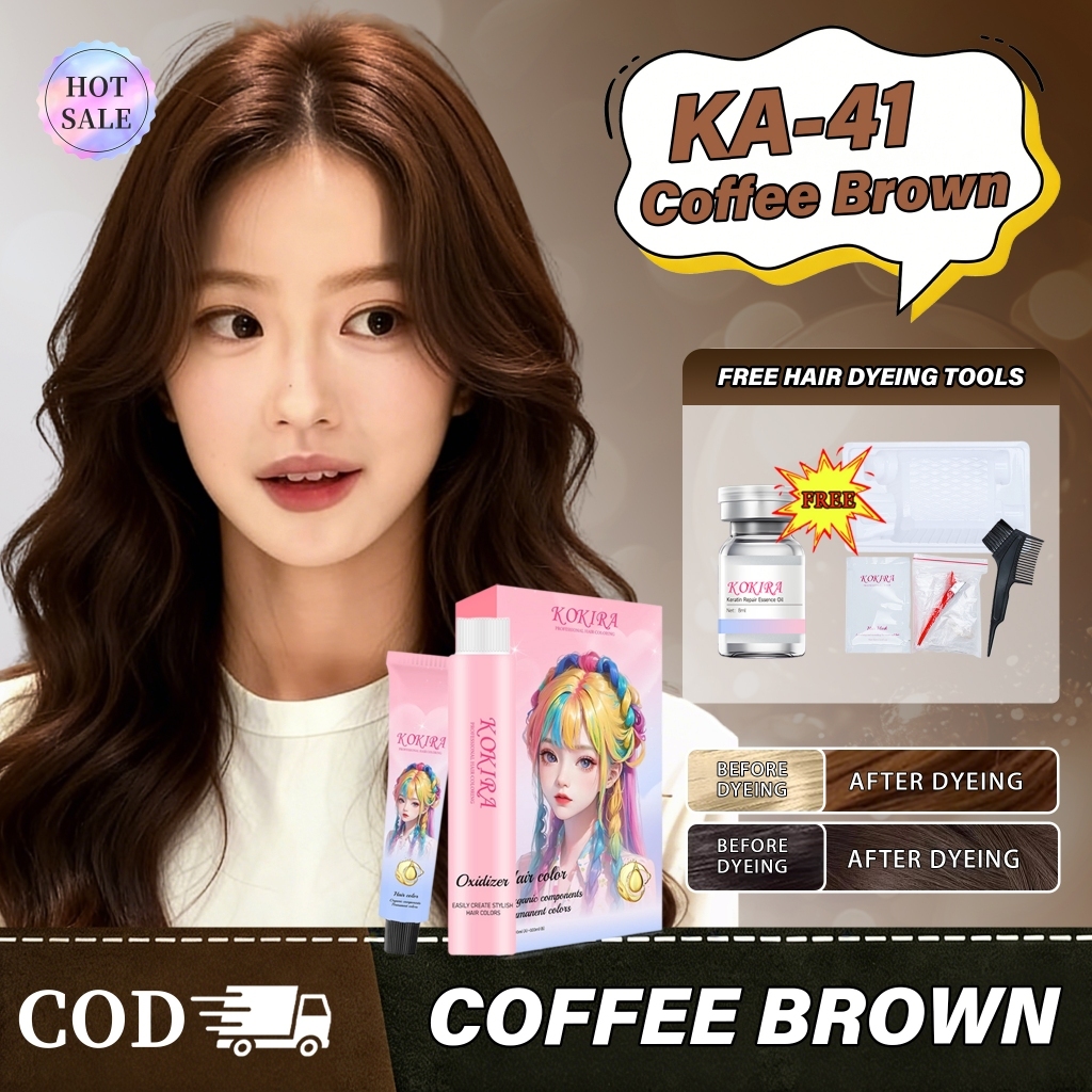 Jual KOKIRA Coffee Brown-41 Cat Rambut Tanpa pemutih tidak merusak ...