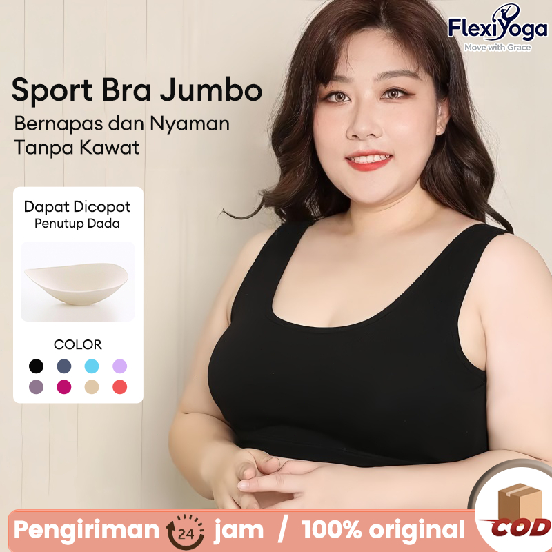 Bra Wanita Jumbo Tanpa Kawat Pakaian Dalam Wanita Bh Push Up Gym Seamless Bra Olahraga Wanita 811