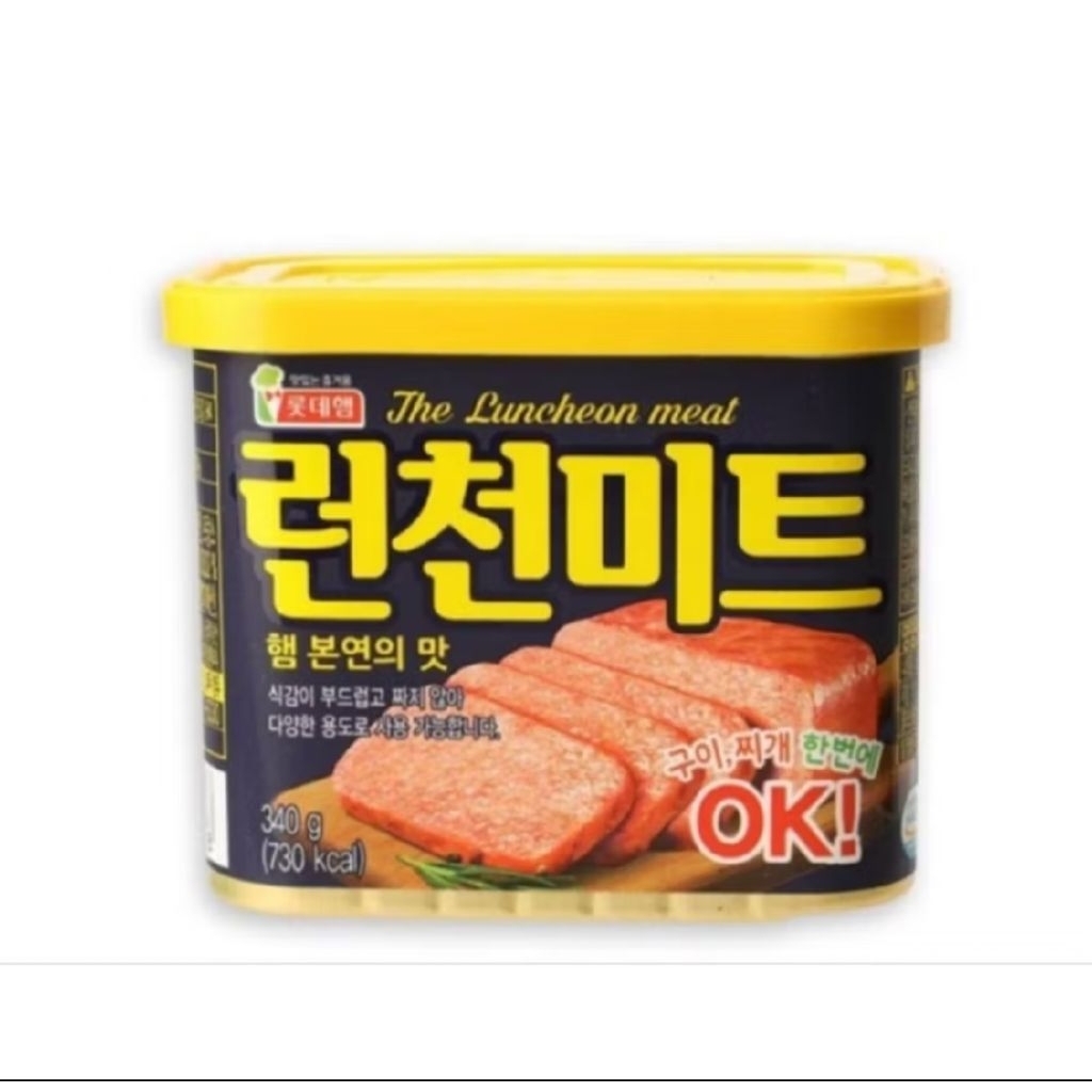 Jual LOTTE SPAM THE LUNCHEON MEAT (340gr) pork luncheon meat ham daging ...