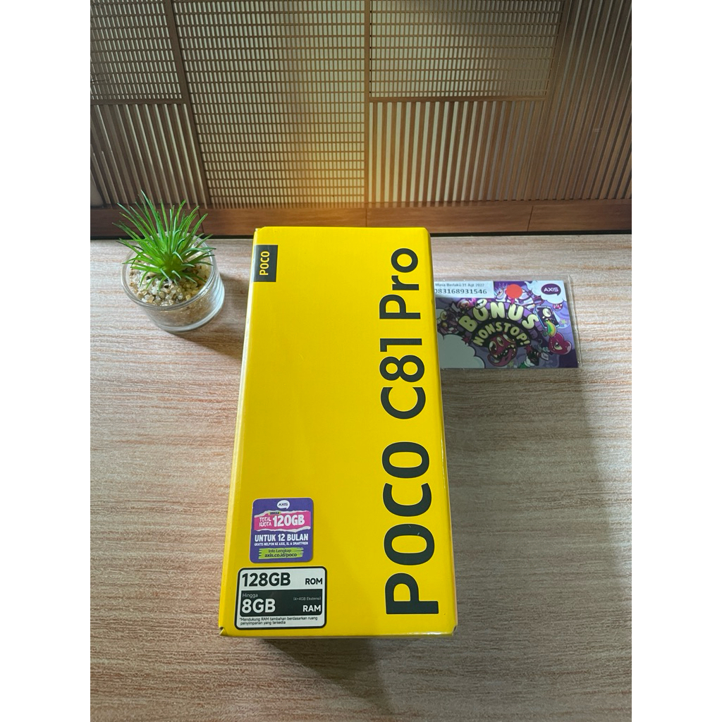 poco c81 pro Ram 4+4 8/128 Garansi resmi New BNIB
