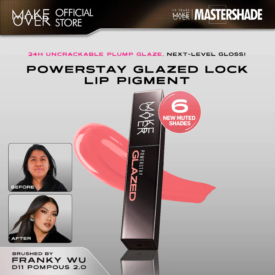 MAKE OVER Powerstay Glazed Lock Lip Pigm...