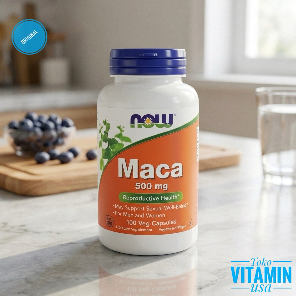 Jual Now Foods Maca 500 mg Reproductive Health 100 Caps Now Maca ...
