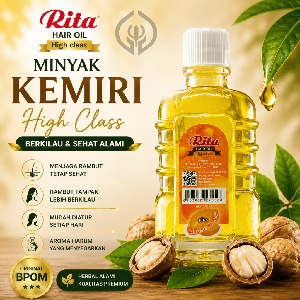 Jual MINYAK KEMIRI RITA HAIR OIL HIGH CLASS | Shopee Indonesia
