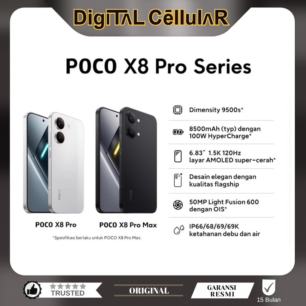 Jual Xiaomi Poco X8 Pro Max Terlengkap & Harga Terbaru Juli 2026 ...
