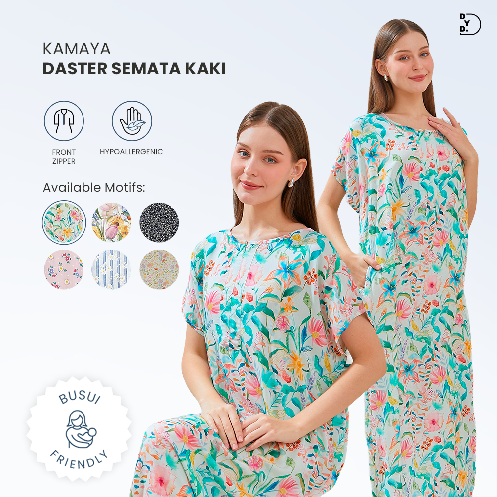 Jual DYD LABEL Kamaya Daster Sematakaki Homedress Panjang Bahan Rayon ...